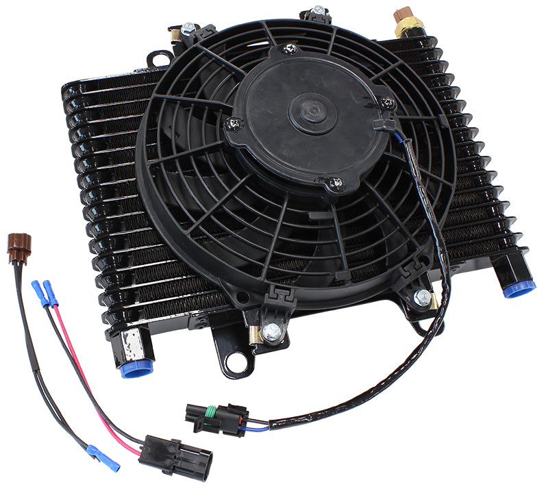 Aeroflow 13.5 x 9" Comp Trans Cooler with 120W Fan & Switch