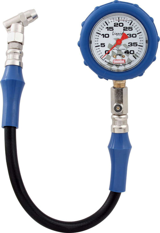 0-40 PSI Liquid Filled Tire Pressure Gauge