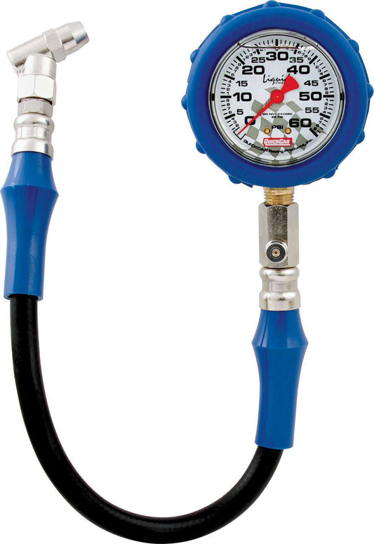 0-60 PSI Liquid Filled Tire Pressure Gauge